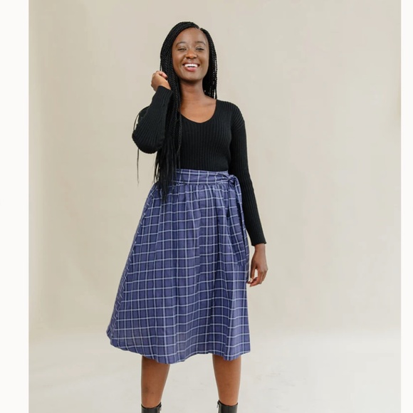 Mata Traders Plaid Skirt - Picture 1 of 3